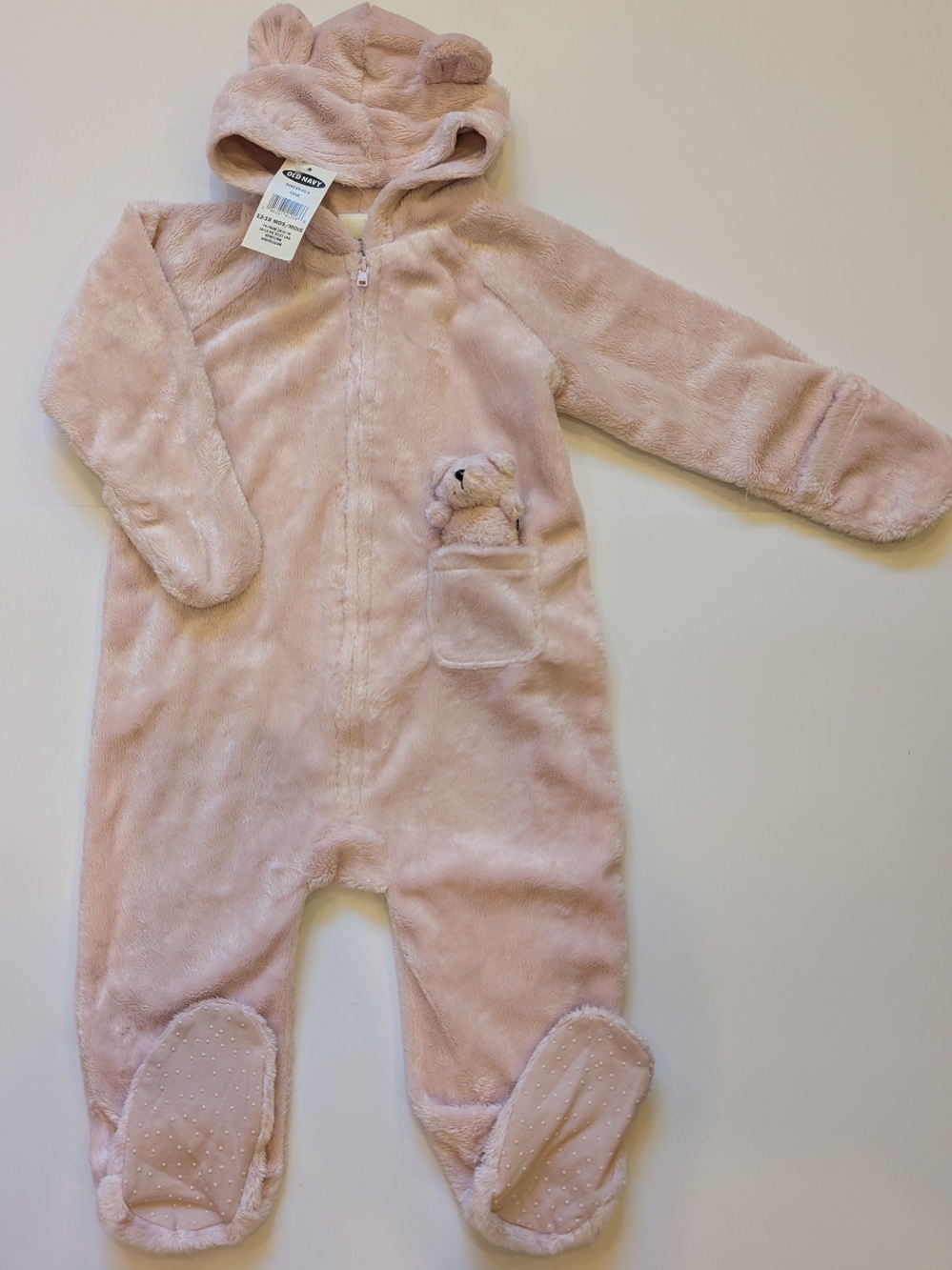 2/$30 💜 NWT Old Navy Micro Fleece Bear Bunting 18M
